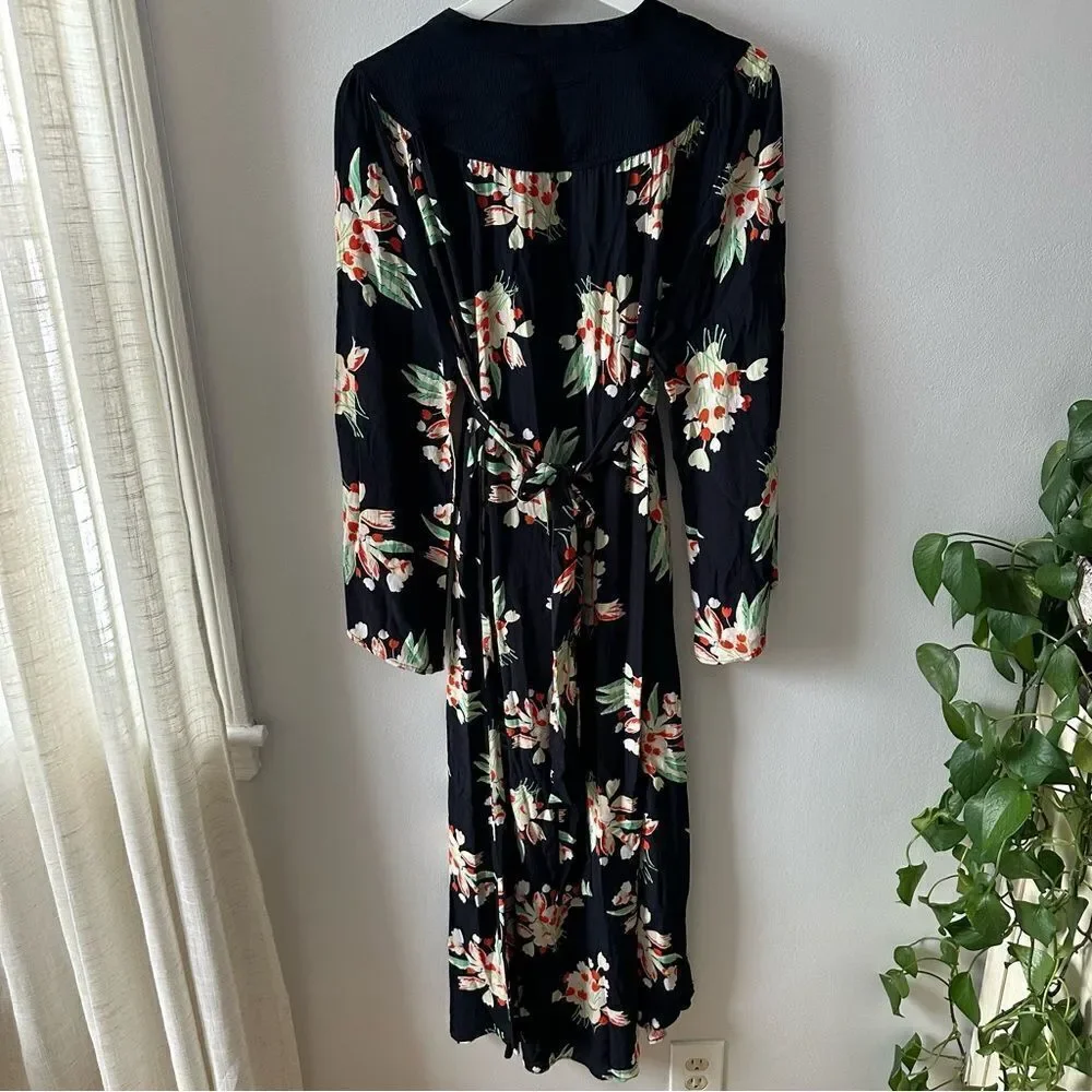 RIXO Anela Floral-Print Crepe Midi Dress - Picture 3 of 9
